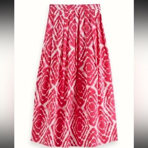 Scotch & Soda NWT “Disco” tie-dye maxi skirt w/ pockets, Medium
